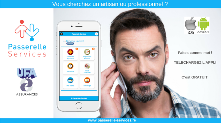 PASSERELLE SERVICES : 1ère Application de Mise en Relation 100% Péï